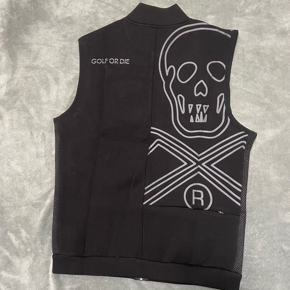 新作マーク&ロナ MARK&LONA ブラック XL ゴルフ ベスト アウター メンズ 秋 防風　暖かい　_3