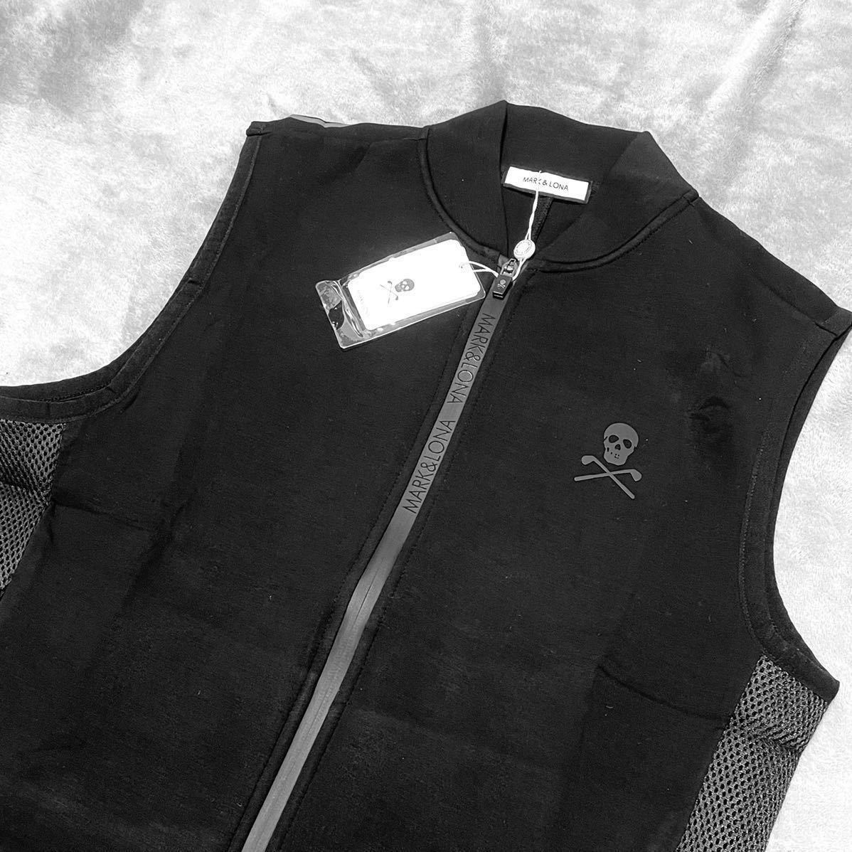 新作マーク&ロナ MARK&LONA ブラック XL ゴルフ ベスト アウター メンズ 秋 防風　暖かい　_4