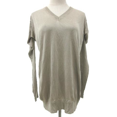 【全国無料，100%新品】 マルタンマルジェラ Martin Margiela 初期 MISS DEANNA 長袖 カットソー レーヨン ニット 脇あき Vネック イタリア製 S ベージュ(長袖Tシャツ)｜売買されたオークション情報、yahooの商品情報をアーカ 女性用