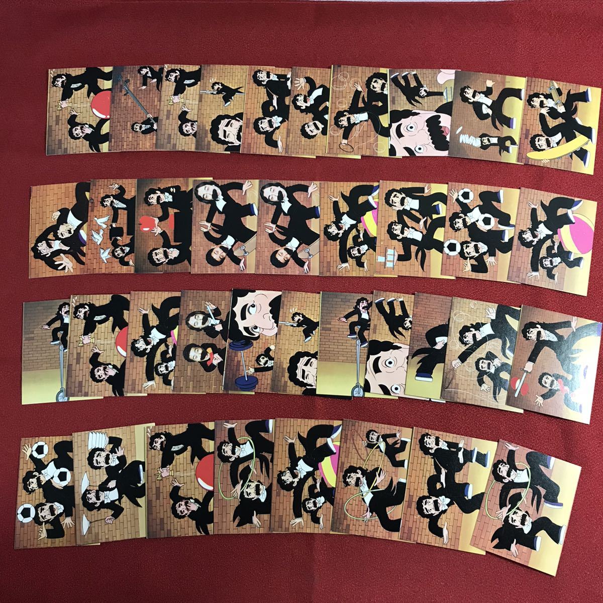 ☆希少！ひげのおじさん ミニカード 大量まとめ 当時物 志村けん 渡辺 