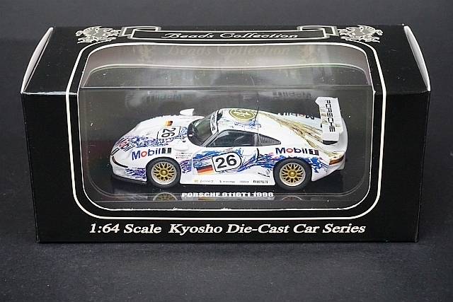 Kyosho 京商 1/64 Porsche ポルシェ 911 GT1 LM 1996 #26 ビーズ