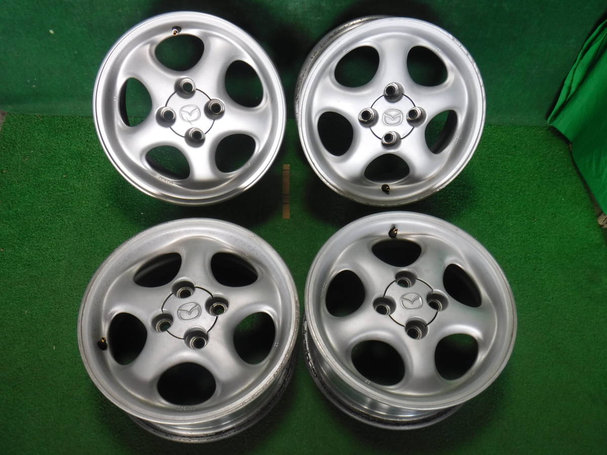 安い，お買い得 マツダ純正 14インチ 6J +40 PCD100 4H ロードスター等(純正品)｜売買されたオークション情報、yahooの商品情報をアーカイブ公開 - オークファン 4穴