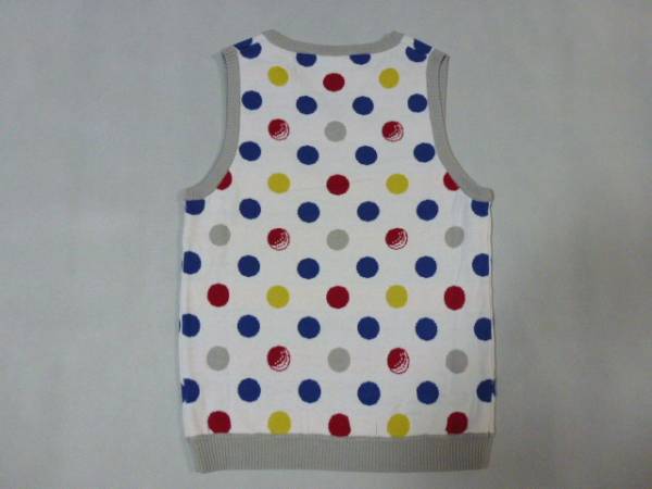 ◇新品◇ラッセルノ RUSSELUNO DOT KNIT VEST　ドット柄ベスト　_2