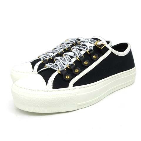 お得，2026 品 クリスチャンディオール Christian Dior 19年購入 WALK'N'DIOR ロートップスニーカー 厚底 KCK177CVA_S12X 36.5 23.5cm AA(23.5cm)｜売買されたオークション情報、yahooの商品情報をアーカイブ公開 - 靴