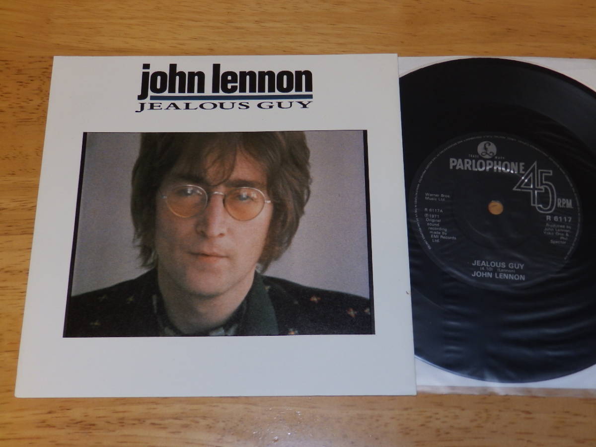 John Lennon ジョン レノン Jealous Guy Going Down On Love 英盤シングル R 6117 ビートルズ関連 Beatles The 売買されたオークション情報 Yahooの商品情報をアーカイブ公開 オークファン Aucfan Com