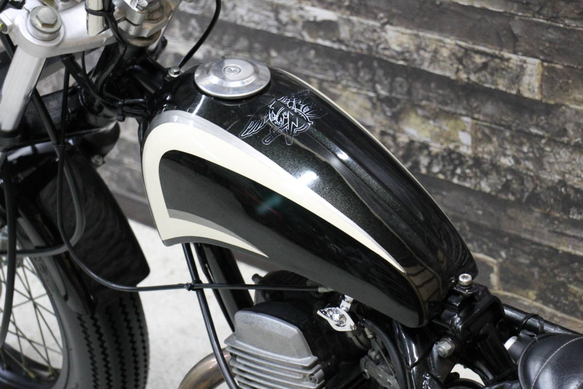 洗練されたシルエット！ チョッパーカスタム！ TW200 2JL ローダウン