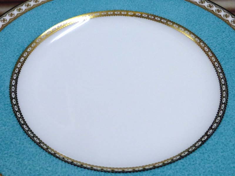ウェッジウッド ユーランダー WEDGWOOD ULANDER カップ&amp;ソーサー スープカップ＆ソーサー WEDGWOOD ウェッジウッド ユーランダーパウダー ターコイズ ULANDER 中皿 デザートプレート W1503 直径17.8cm×高さ1.5cm 6枚 綺麗です