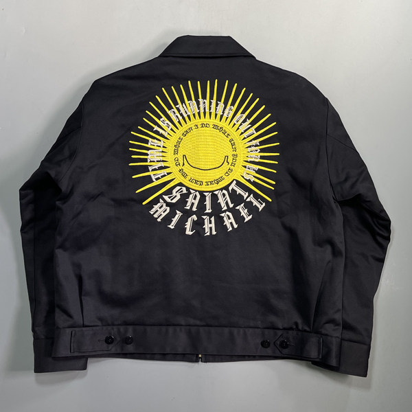 美品 20aw SAINT MICHAEL × Dickies Work Jacket BLACK M セント 