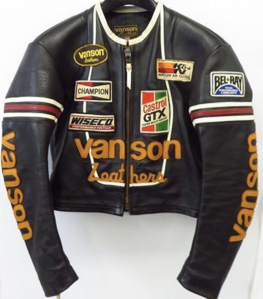 バンソン シングルライダース38 （美品、☆VANSON バンソン