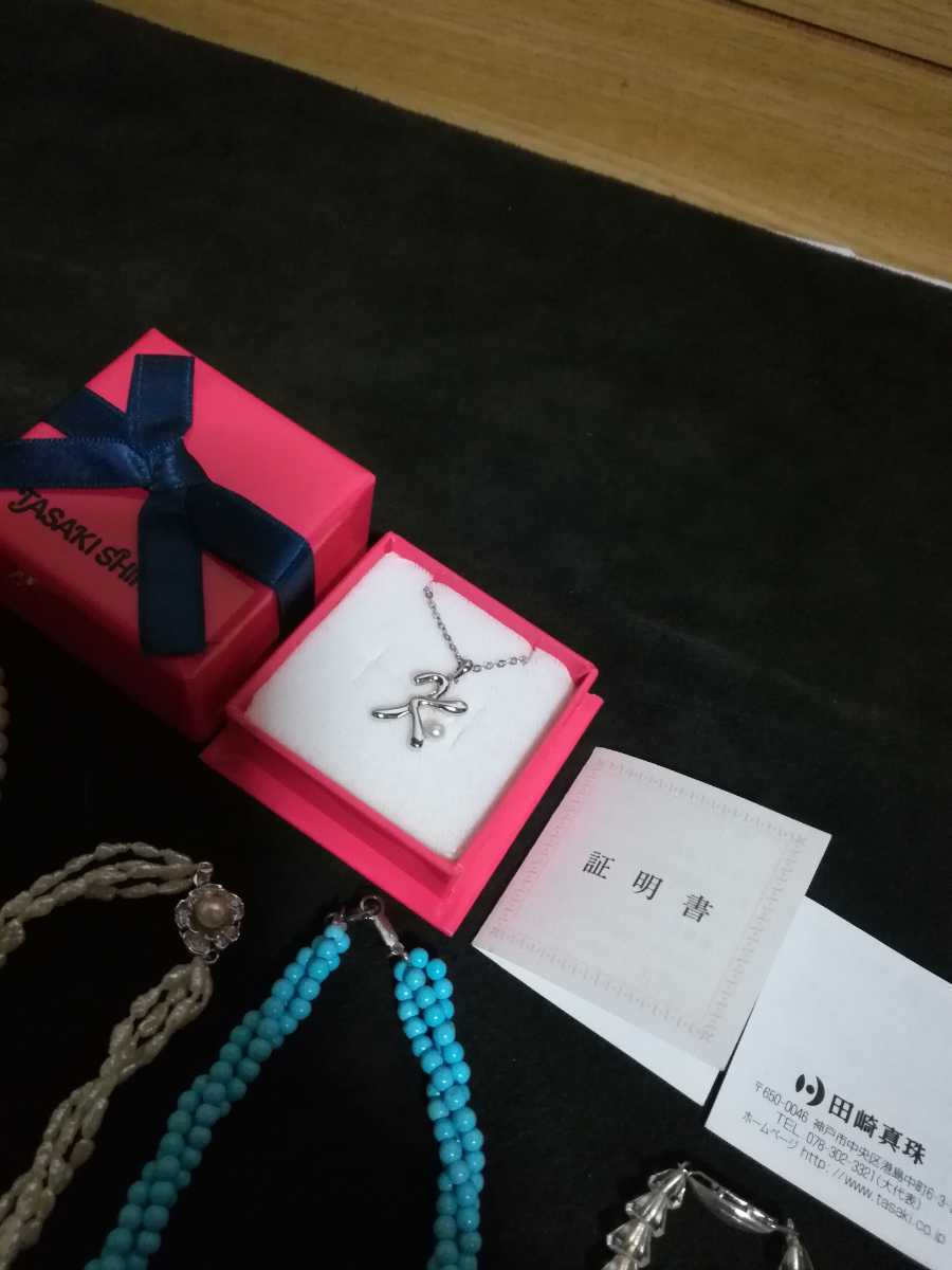 アクセサリーまとめ売り 真珠 パール TASAKIイニシャルペンダントネックレス 田崎真珠 全刻印SILVER 925 ブレスレット コレクション 整理品_2