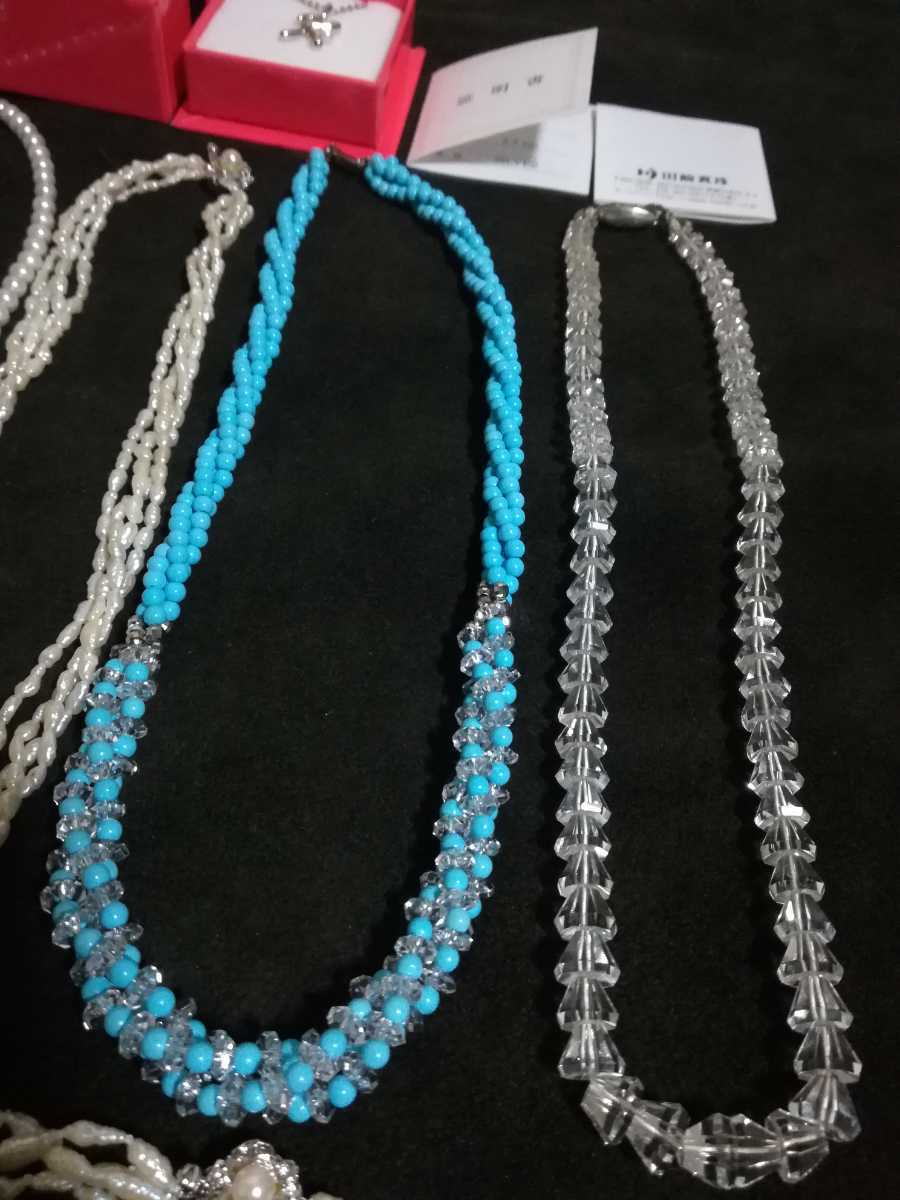 アクセサリーまとめ売り 真珠 パール TASAKIイニシャルペンダントネックレス 田崎真珠 全刻印SILVER 925 ブレスレット コレクション 整理品_8