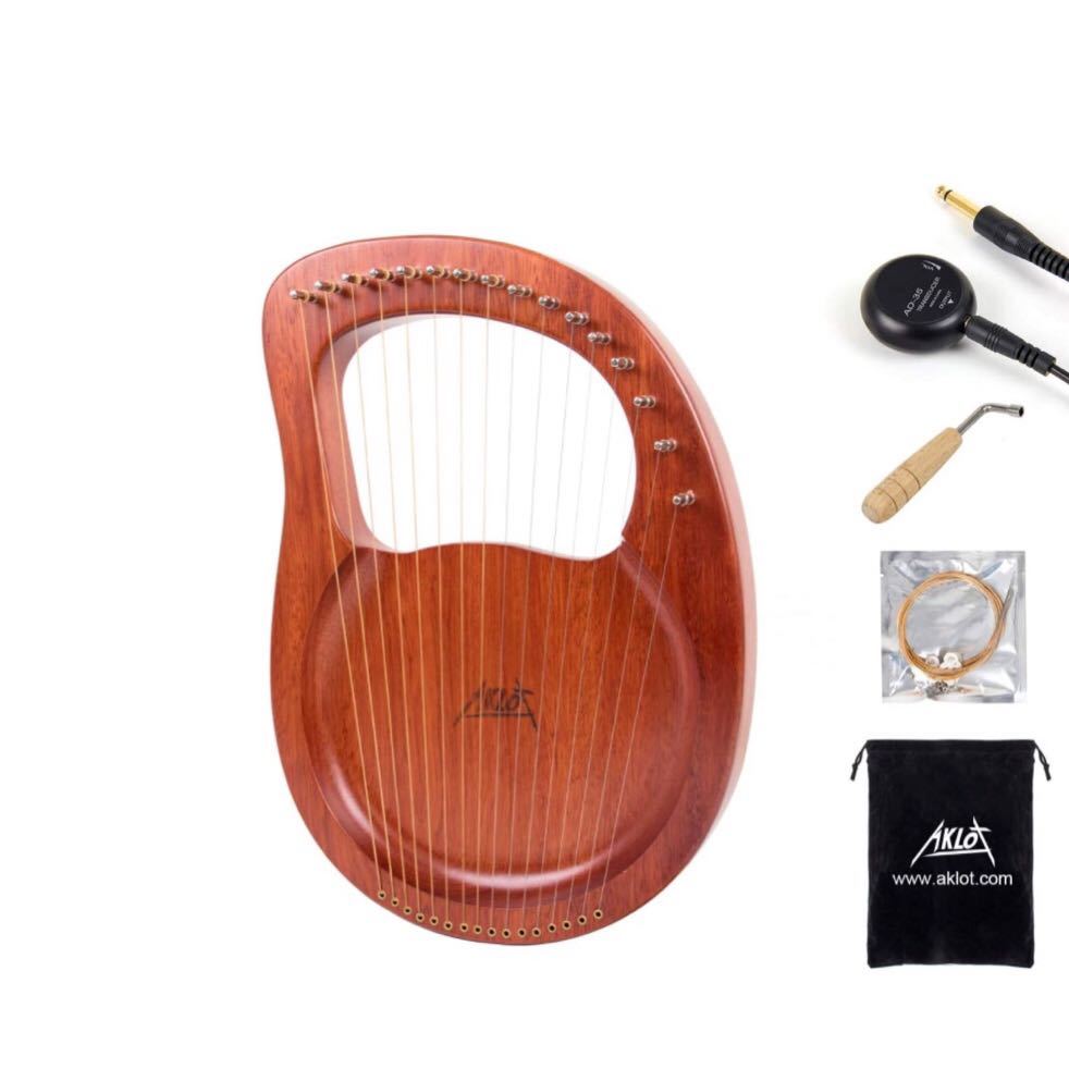 ライヤーハープ 15弦(AKLOT:ソリットウット製) AKLOT ライアー ハープ