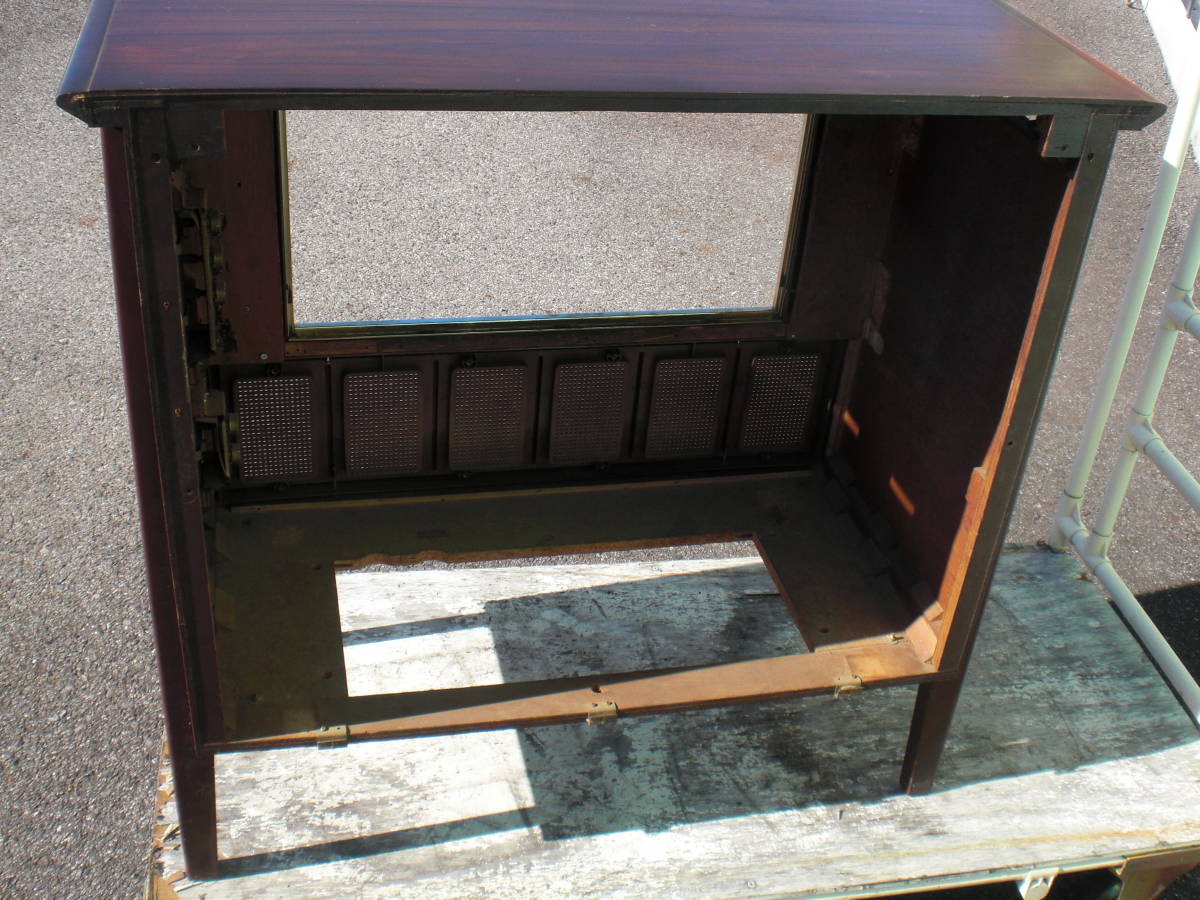 昭和レトロ National ナショナル 家具調テレビ 枠 アンティーク ブラウン管 液晶テレビ枠 Diy テレビ 売買されたオークション情報 Yahooの商品情報をアーカイブ公開 オークファン Aucfan Com