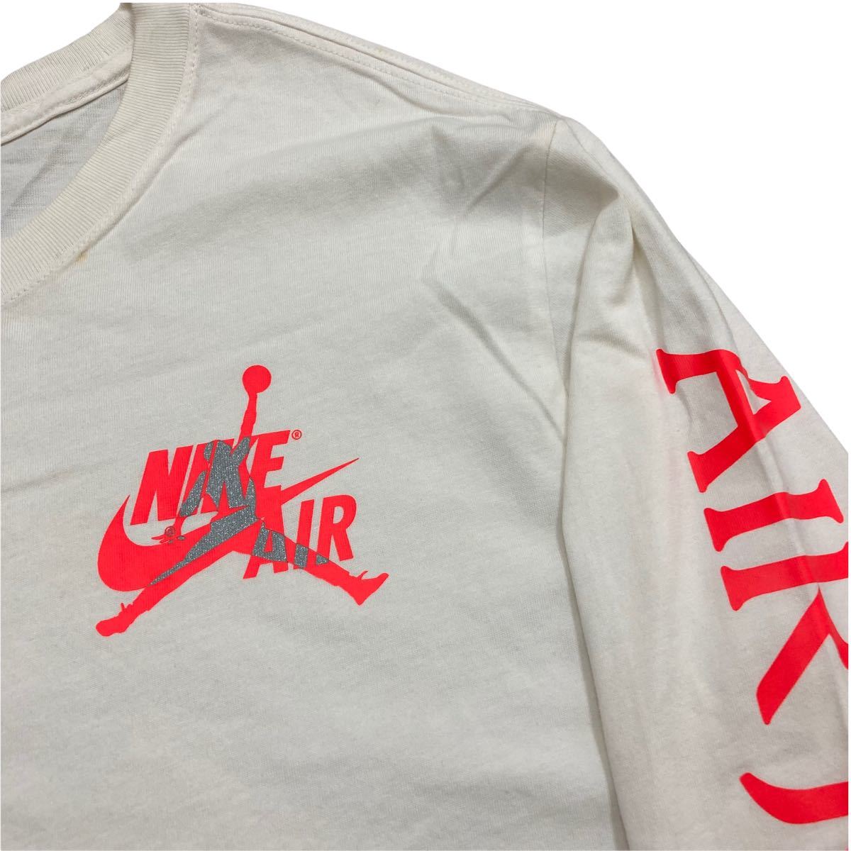 C 519 Nike ナイキ Air Jordan エア ジョーダン ロゴ スリーブ 長袖 Tシャツ ロンt トップス Size Xl ホワイト 柄 19年 モデル メンズ 長袖tシャツ 売買されたオークション情報 Yahooの商品情報をアーカイブ公開 オークファン Aucfan Com