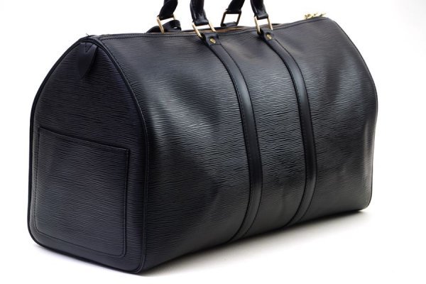 極美品】ルイヴィトン Louis Vuitton エピ キーポル45 黒 ノワール