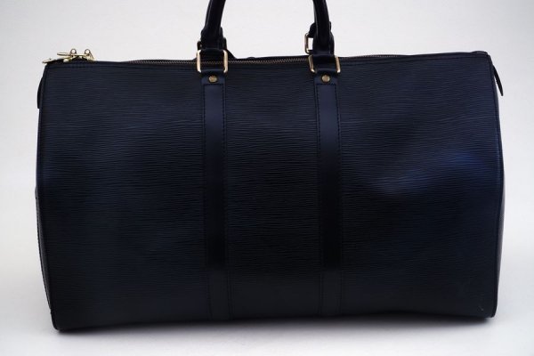 極美品】ルイヴィトン Louis Vuitton エピ キーポル45 黒 ノワール