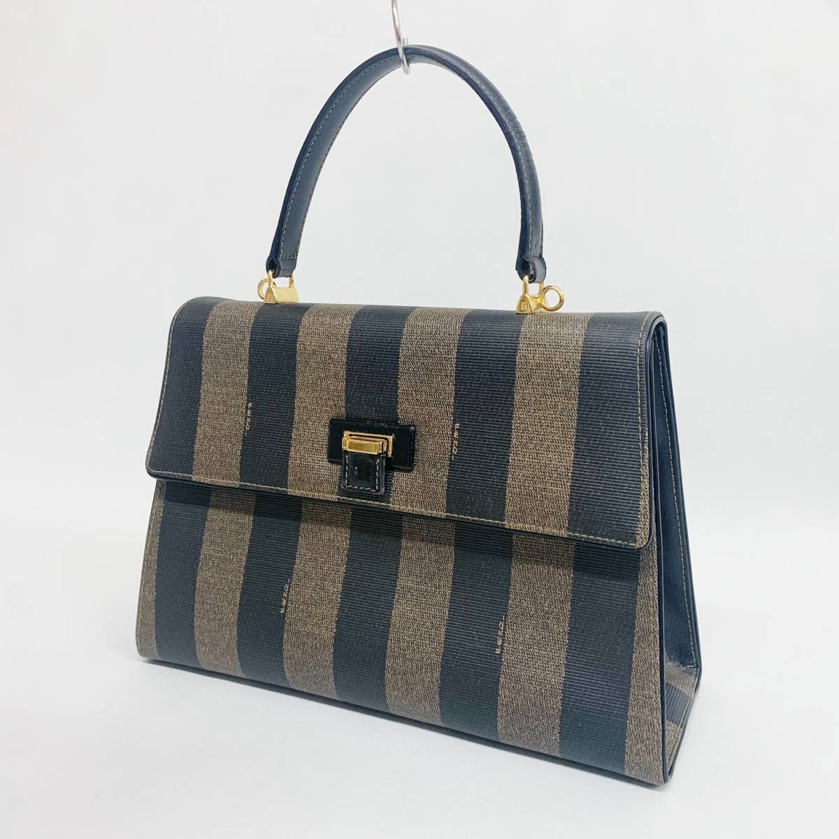 O☆ 1円スタート FENDI フェンディ ぺカン柄 2WAY ショルダー 