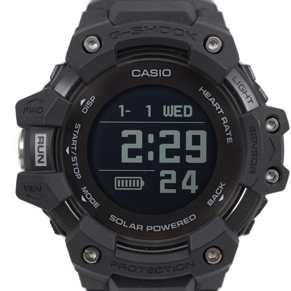 【未使用品】カシオ G-SHOCK G-SQUAD Gスクワッド 心拍計 Bluetooth搭載 GPSソーラー電波 メンズ 腕時計 GBD-H1000-1JR【いおき質店】