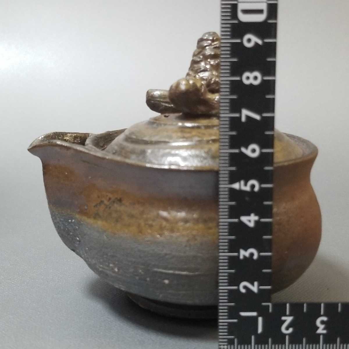 煎茶道具 宝瓶 備前焼 緒方一輝作 共布共箱 M R7490 公式通販 須
