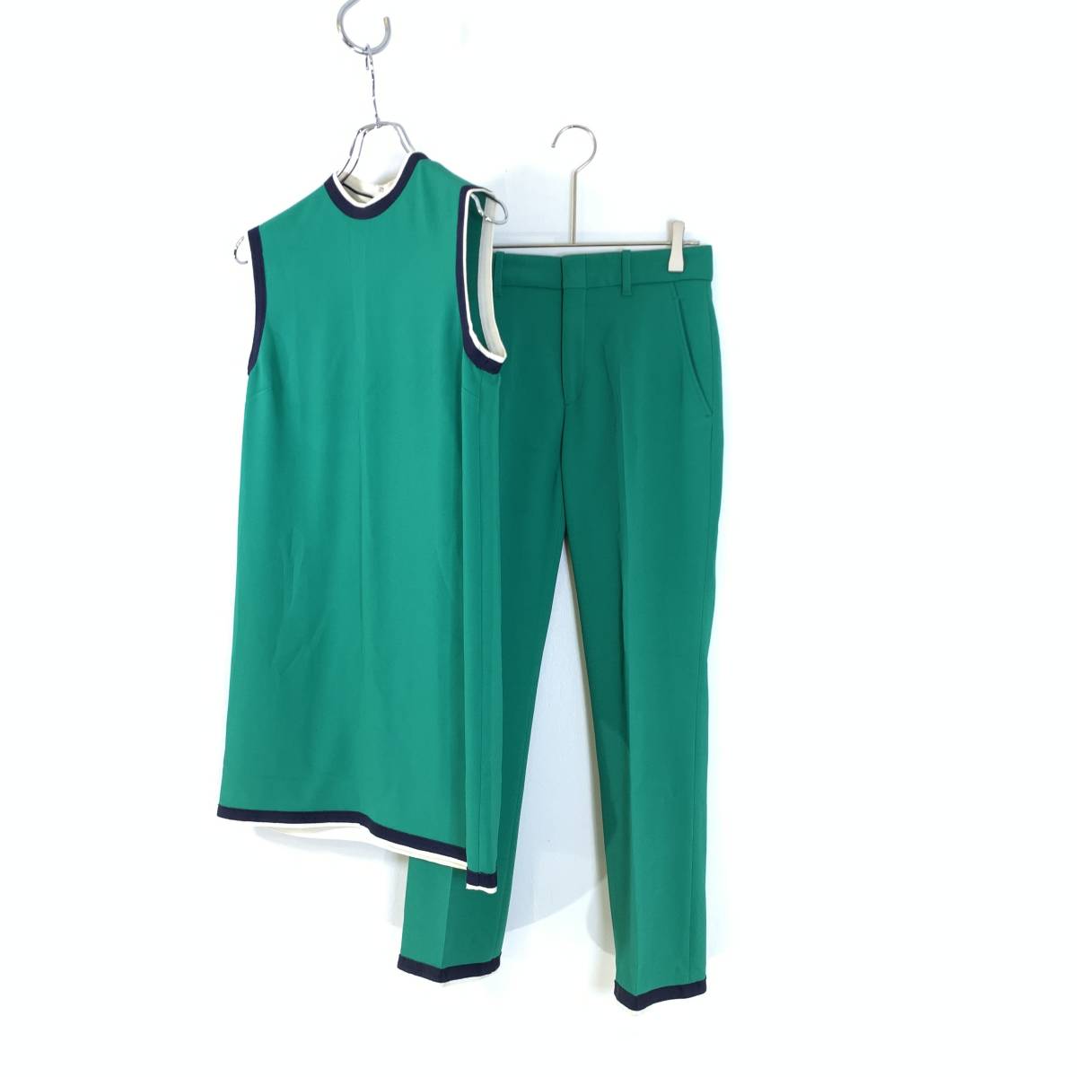 美品】18SS GUCCI グッチ ノースリーブ ワンピース スラックス パンツ