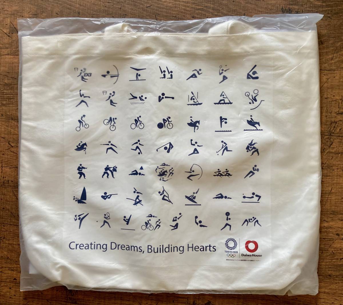 激レア 非売品 東京オリンピック Tokyo 大和ハウス ダイワハウス スポーツピクトグラム トートバッグ オリンピック 売買されたオークション情報 Yahooの商品情報をアーカイブ公開 オークファン Aucfan Com
