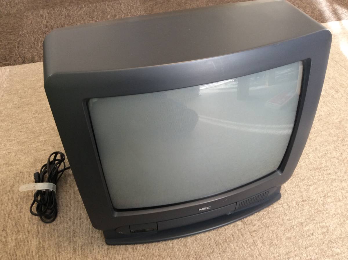 14インチ ブラウン管テレビ TV NEC C-14R35 動作確認済み(ブラウン管
