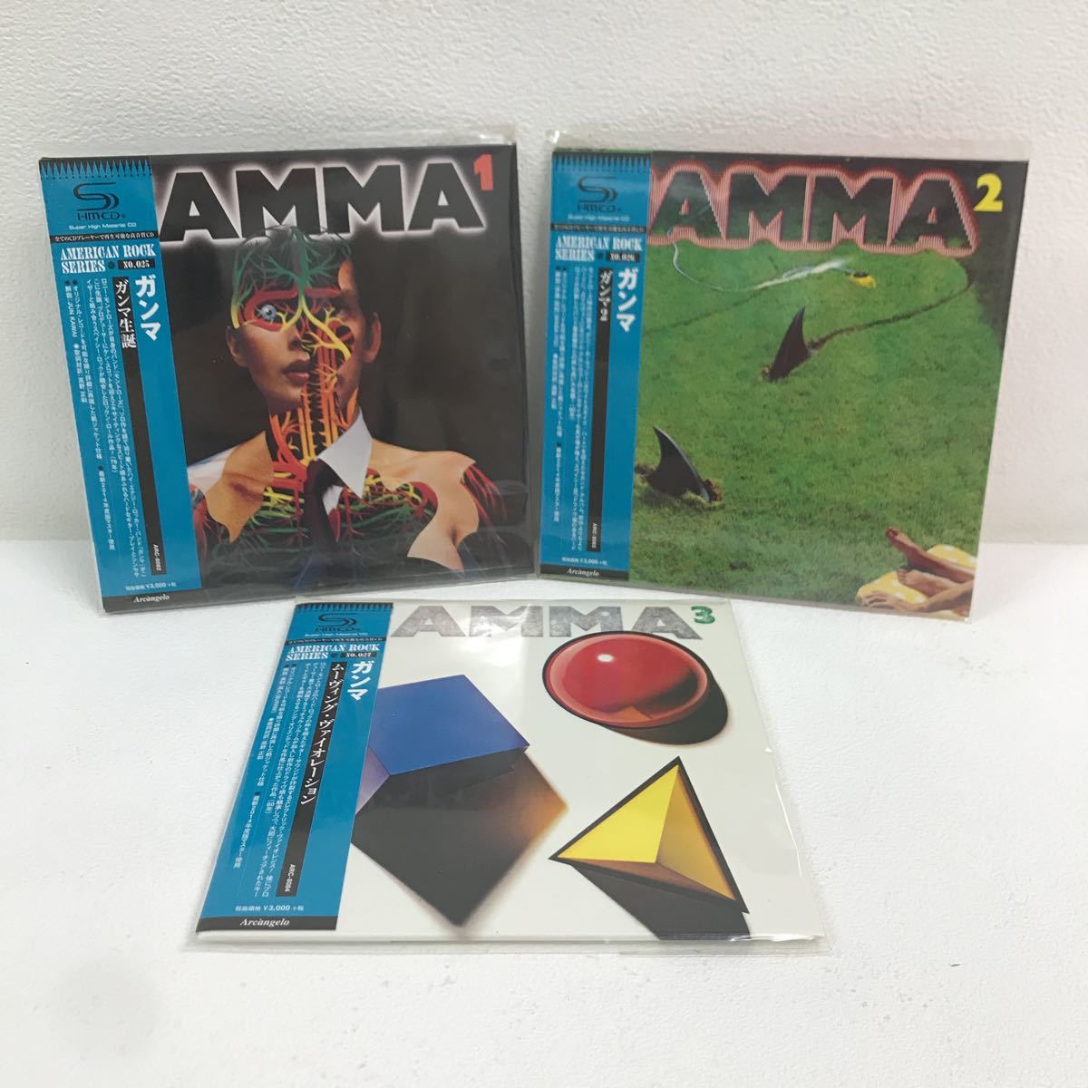 Y1218A2 ガンマ GAMMA 紙ジャケット 紙ジャケ CD 3巻セット 帯付き 