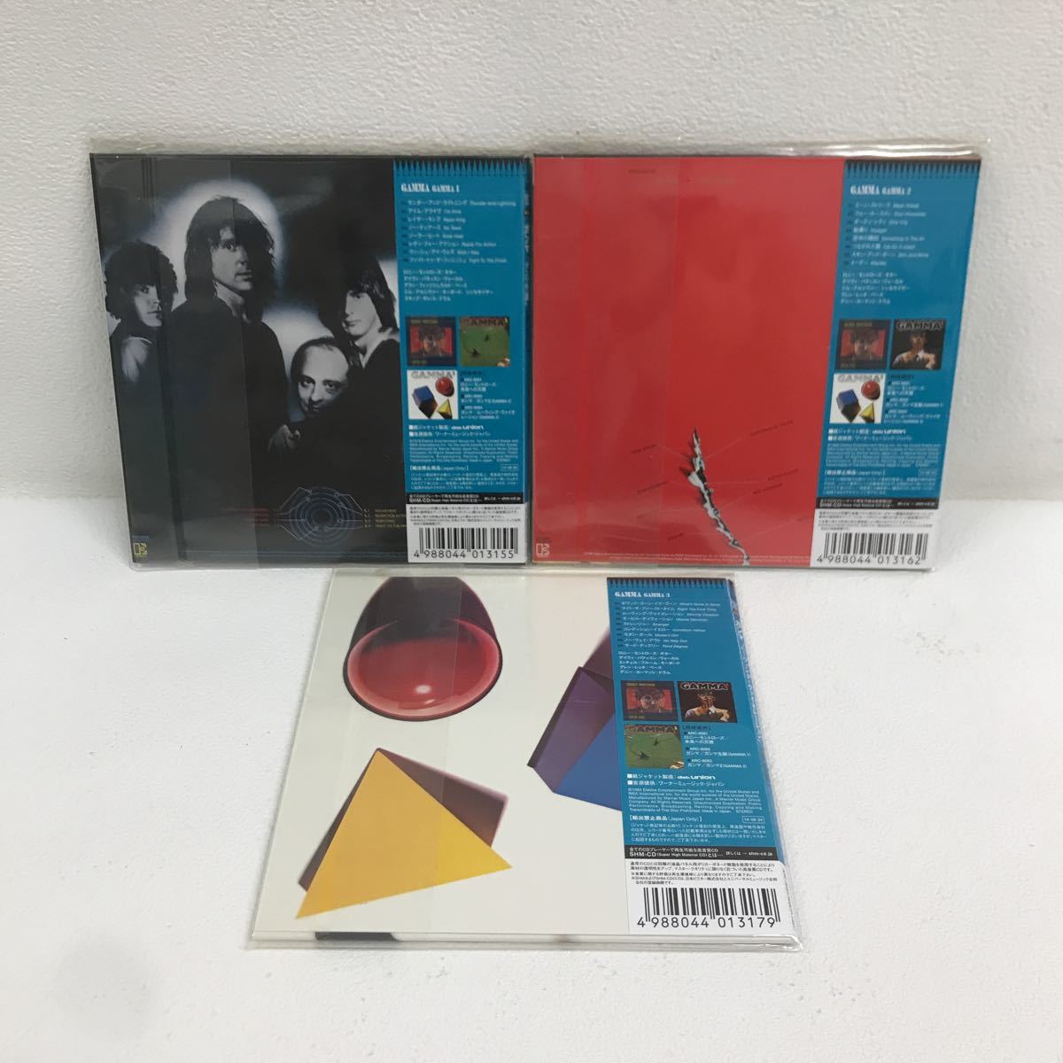 Y1218A2 ガンマ GAMMA 紙ジャケット 紙ジャケ CD 3巻セット 帯付き 