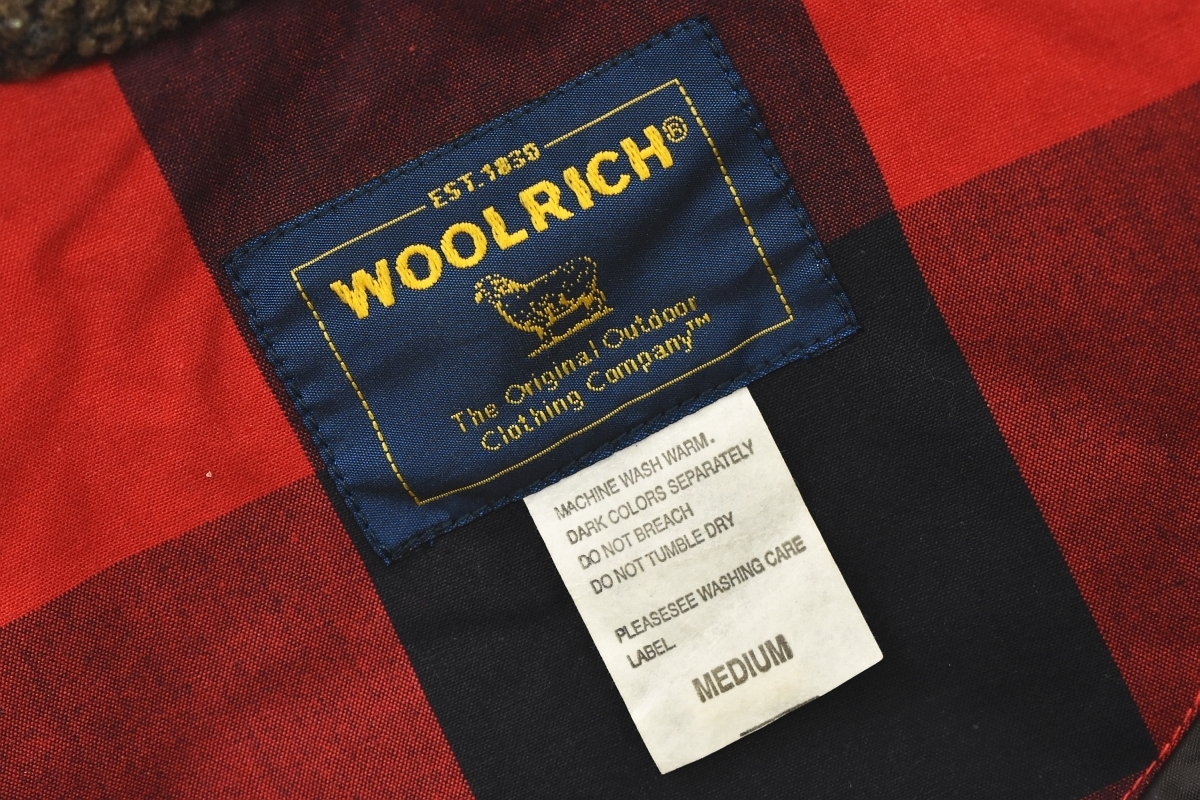 ☆好配色! ウールリッチ WOOLRICH フードファー 裏キルティング
