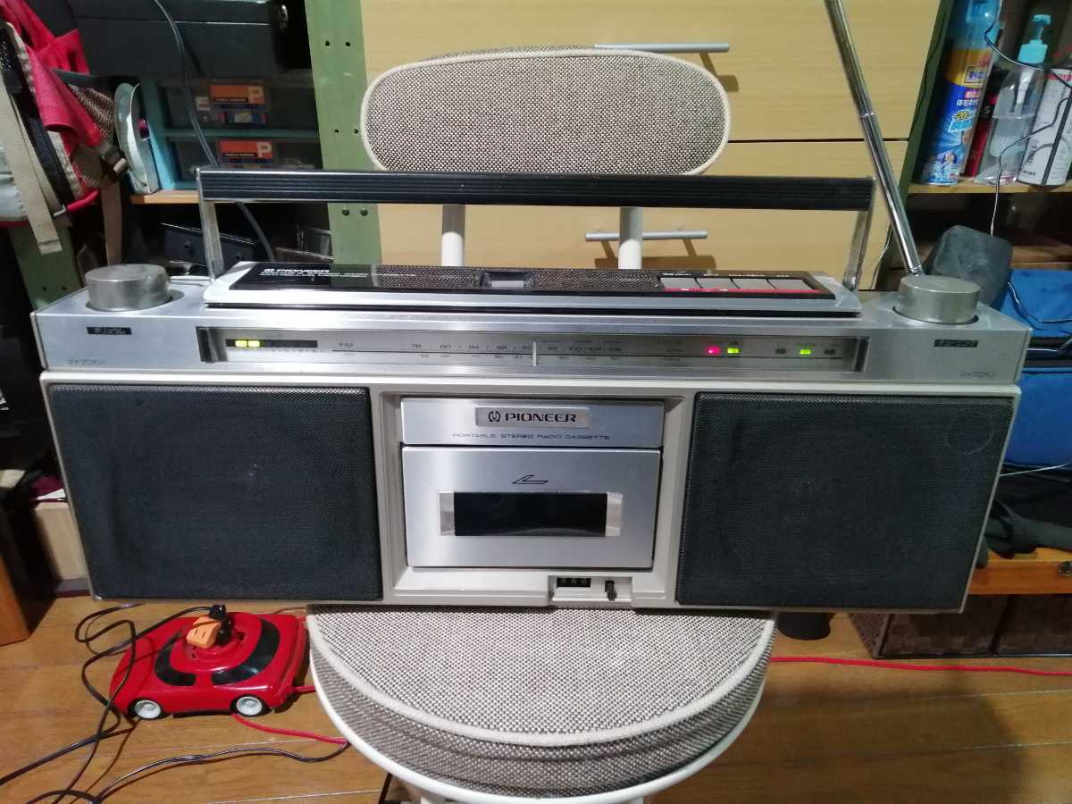 Pioneer 昭和レトロ ラジカセ SK-400　ジャンク