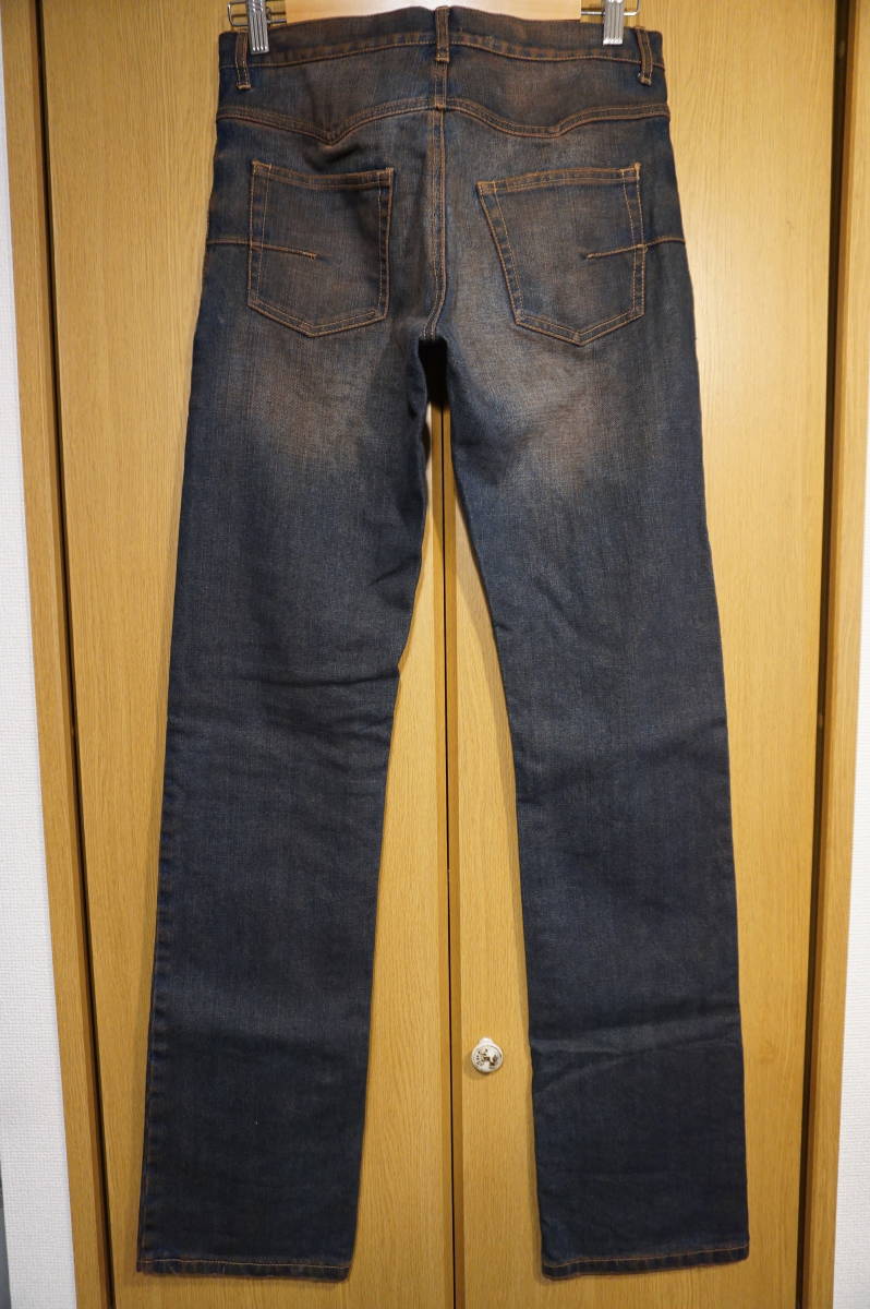 名作 Dior Homme 2005 グラム期 赤錆加工デニム 29インチ 希少】Dior
