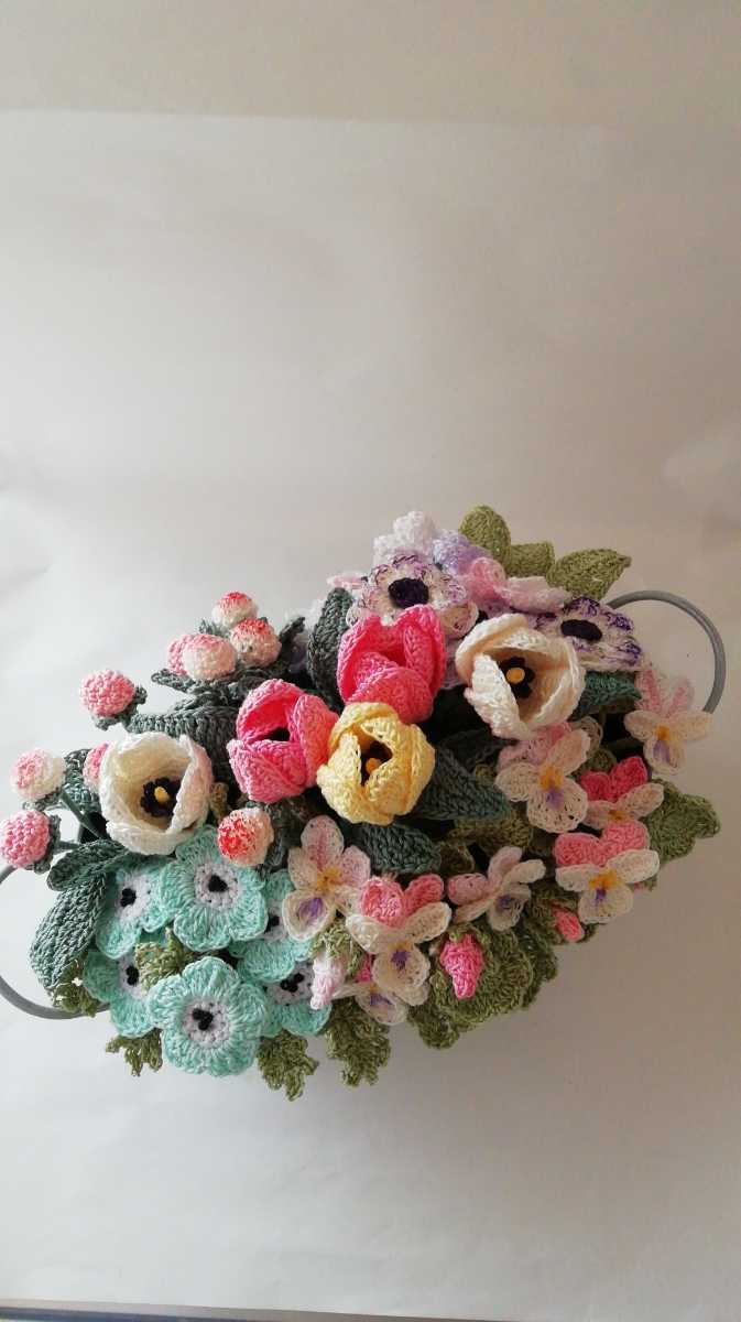 バニーイヤービオラ チューリップ ネモフィラ アネモネ寄せ植え ハンドメイド レース編み その他 売買されたオークション情報 Yahooの商品情報をアーカイブ公開 オークファン Aucfan Com