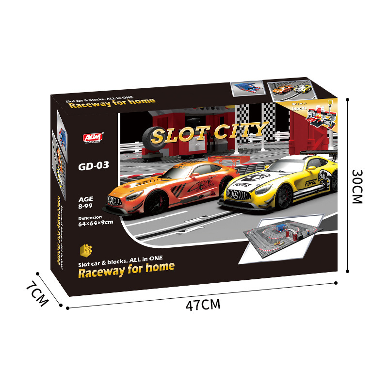 1/87サイズ ミニスロットカー コースセット 2 ☆エポック TYCO