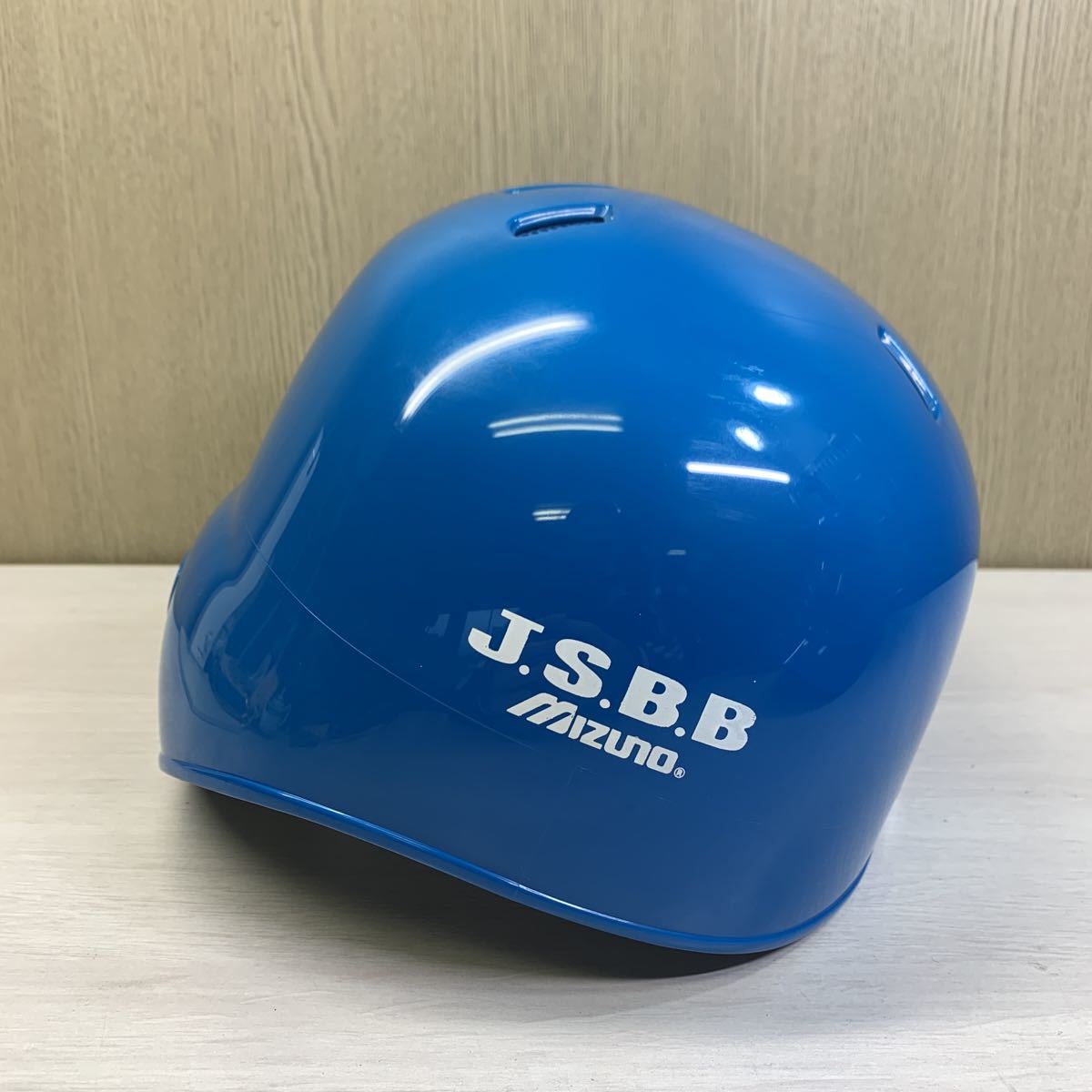 MIZUNO ミズノ JSBB ヘルメット 軟式野球用 右打者用 ブルー サイズXO 