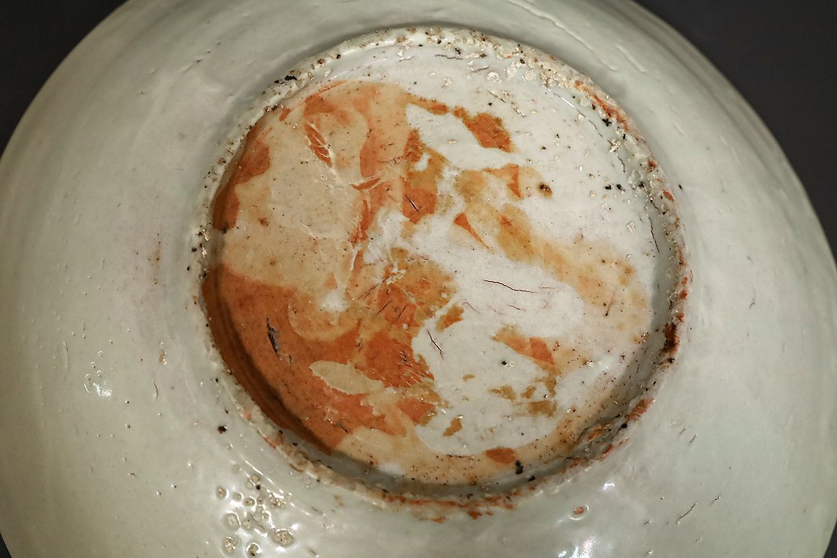 小】中国古美術 唐物 明代 天下一呉須赤絵魚文皿 保管箱有 古赤絵 茶人 