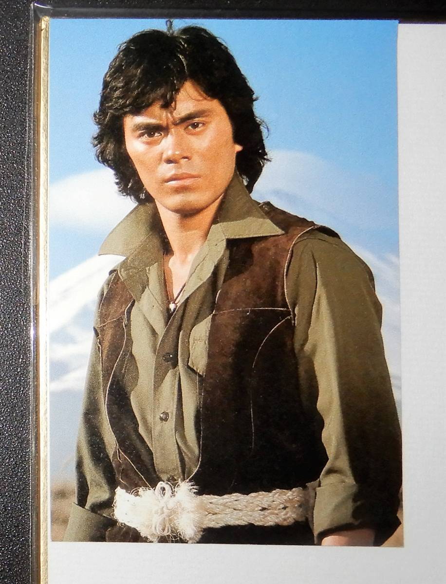 直筆サイン色紙＋生写真 大葉健二 電子戦隊デンジマン 宇宙刑事