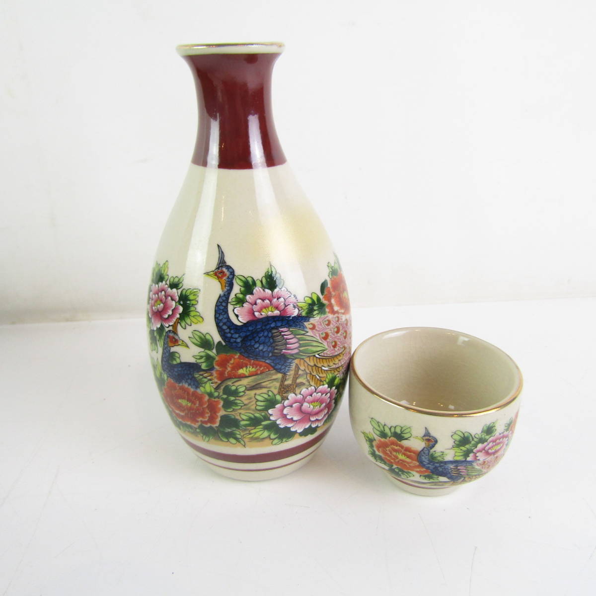 【新品未使用】九谷焼 N4636 未使用品 九谷焼 美泉 酒器 お猪口 ぐい呑み まとめ セット 工芸