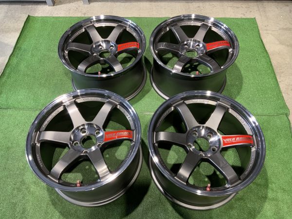 極上品 即納 【RAYS TE37SL 】レイズ ボルクレーシング 18インチ 10J + 