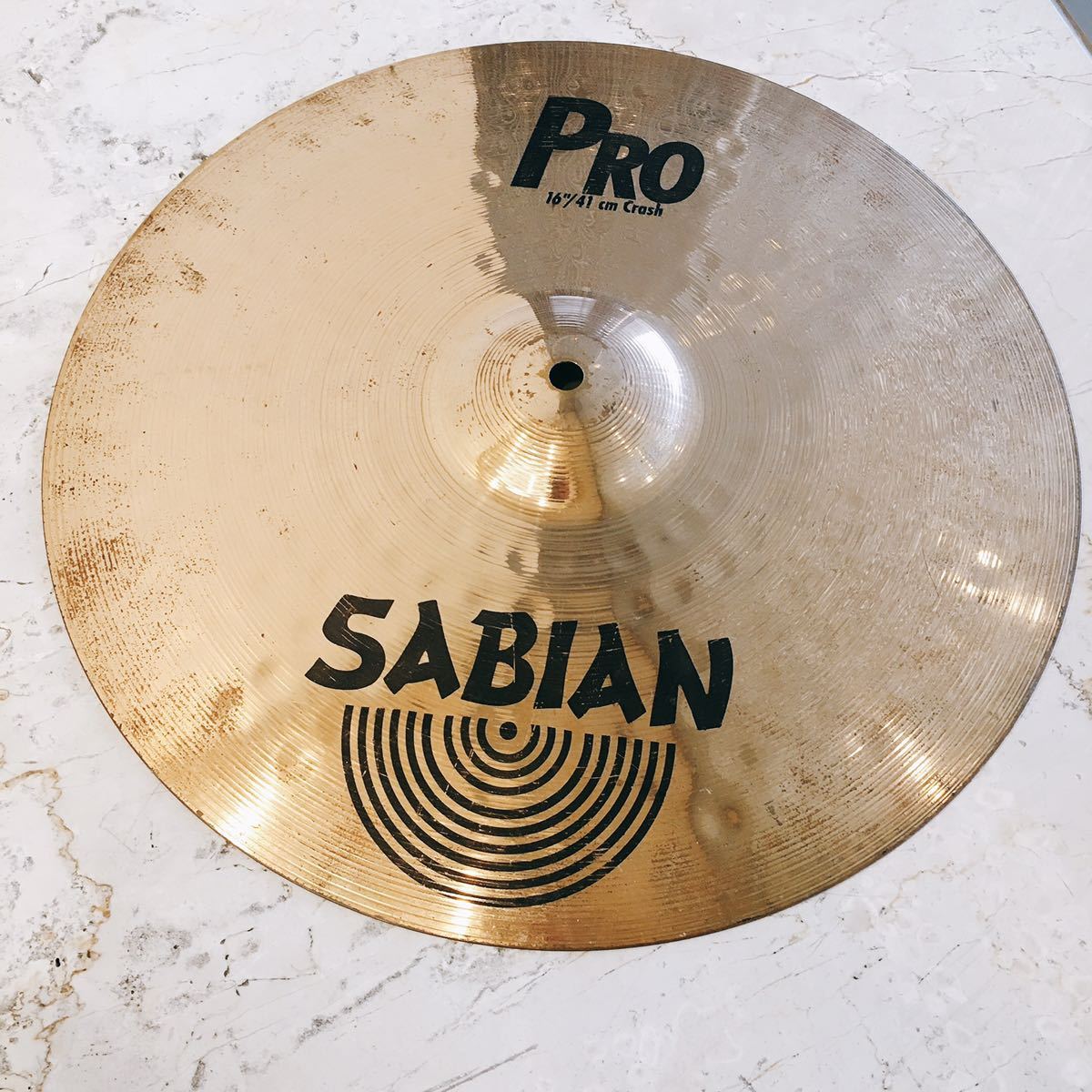  SABIAN セイビアン PRプロ 16/41cm CRASH クラッシュ シンバル(シンバル)｜売買されたオークション情報、yahooの商品情報をアーカイブ公開 - オークファン シンバル