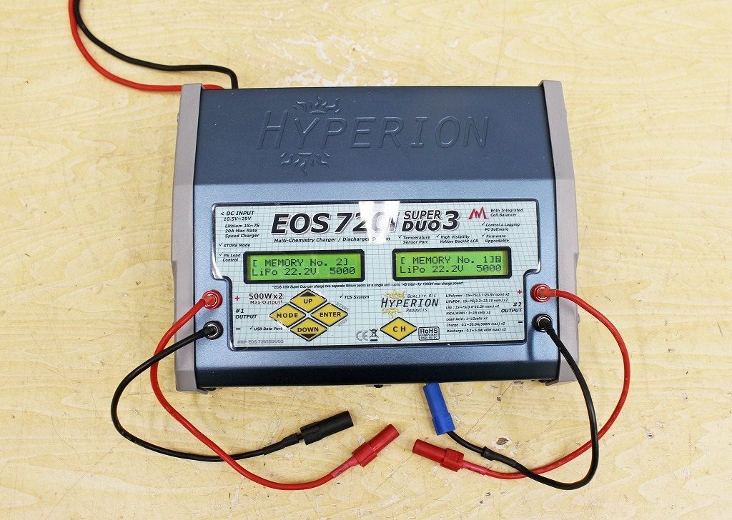 2265A21 HYPERION ハイペリオン バランスチャージャー EOS720i SUPERDUO3 ラジコン 充電器_3