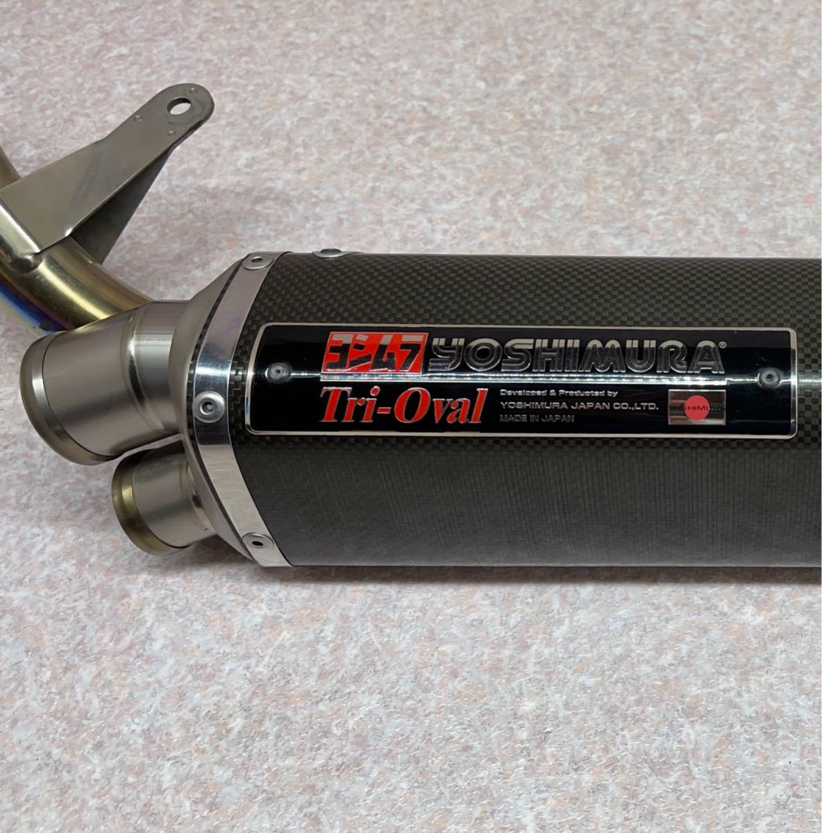 エイプAPE50用 YOSHIMURAサイクロン チタンカーボン製マフラー エイプ