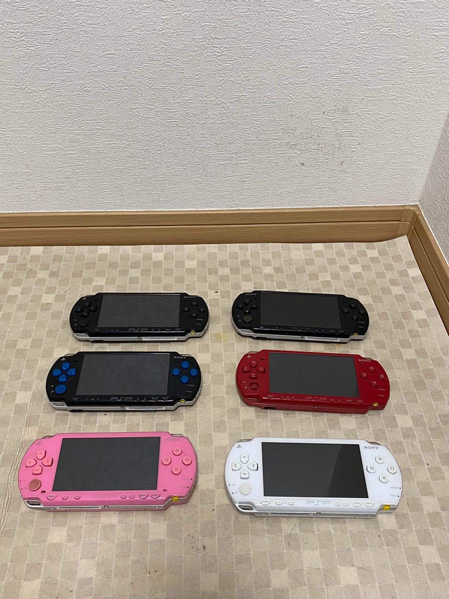 PSP本体 SONY PSP PSP 3000 1台 PSP2000 3台 PSP 1000 2台 6台まとめて 