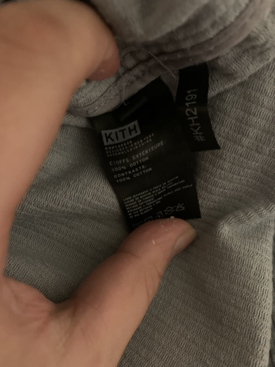 kith キース コーデュロイジャケット 長袖シャツ デニムシャツ グレー 