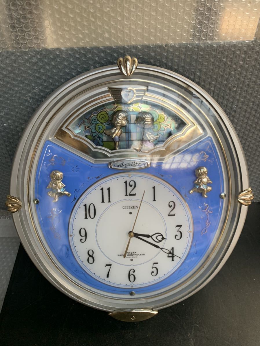 Citizen Radio Controlled 4mn404 ジャンク品 からくり時計 掛け時計 エンジェルキス シチズン 売買されたオークション情報 Yahooの商品情報をアーカイブ公開 オークファン Aucfan Com