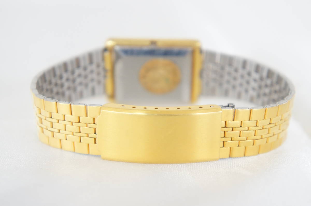電池交換済 稼働品 OMEGA オメガ De Ville デビル ゴールドカラー 