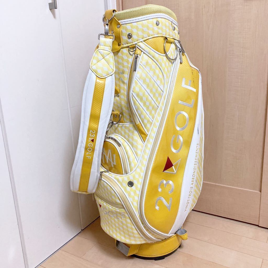 限定★23区★キャディバッグ★成田美寿々モデル★オンワード★ゴルフバッグ★レア 1円～☆限定☆23区☆成田美寿々☆キャディバッグ☆ツアーモデル☆レア