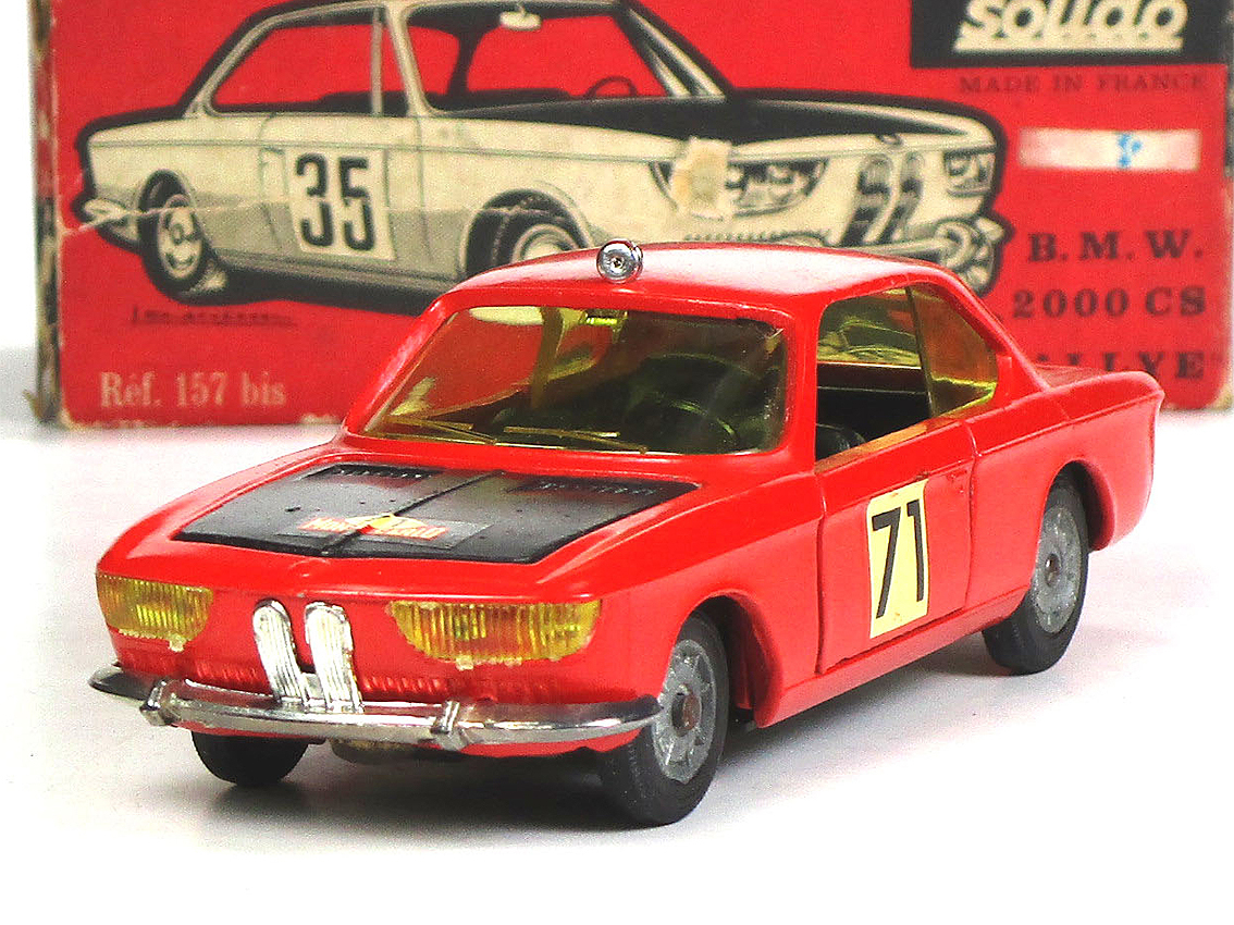 希少！SOLIDO ソリド 157 BMW 2000 CS ラリー ブルー