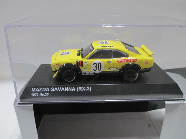 新品 1/43 京商 マツダ サバンナ RX-3 1972 ＃30 絶版(レーシングカー 