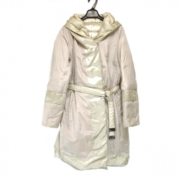 マックスマーラ S Max Mara ダウンコート サイズ44(J) - ベージュ