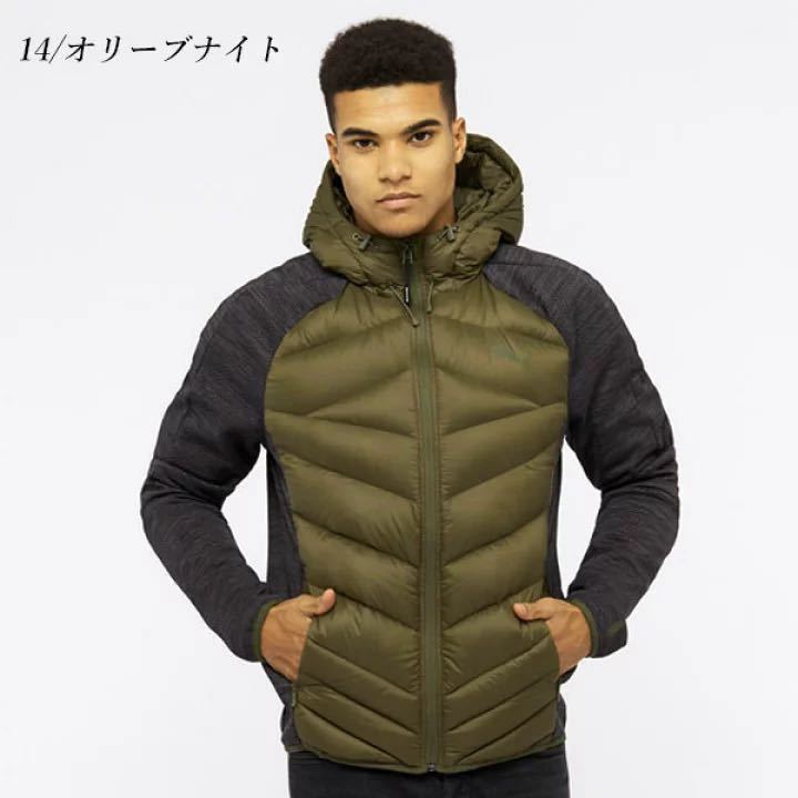 【XL】新品/PUMA/プーマ/パワーウォームハイブリッド 600 メンズ 異素材MIX ダウンジャケット/ダウン/防寒/保温/オリーブ/USサイズ PUMA メンズ 0 N78988399 V86132144 ウォームホワイト&frasl;デザートダスト[2952_4]